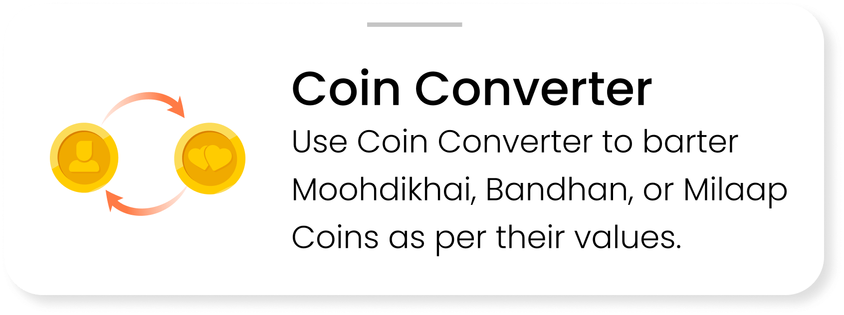 Coin Converter Feature